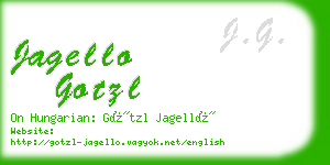 jagello gotzl business card